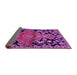 Sideview of Persian Purple Traditional Rug, tr523pur