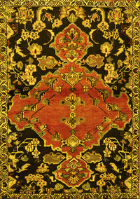 Persian Yellow Traditional Rug, tr523yw