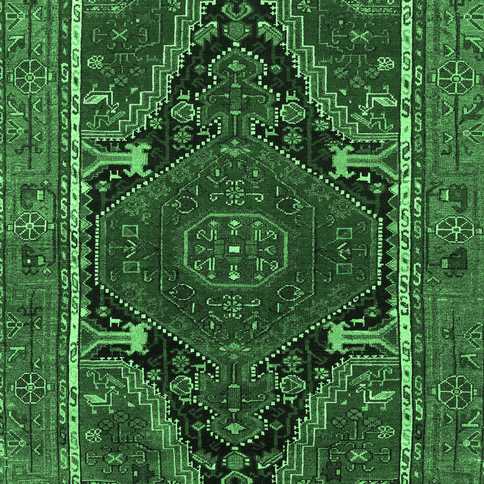 Persian Emerald Green Traditional Rug, tr524emgrn