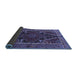 Sideview of Persian Blue Traditional Rug, tr524blu