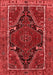 Persian Red Traditional Area Rugs