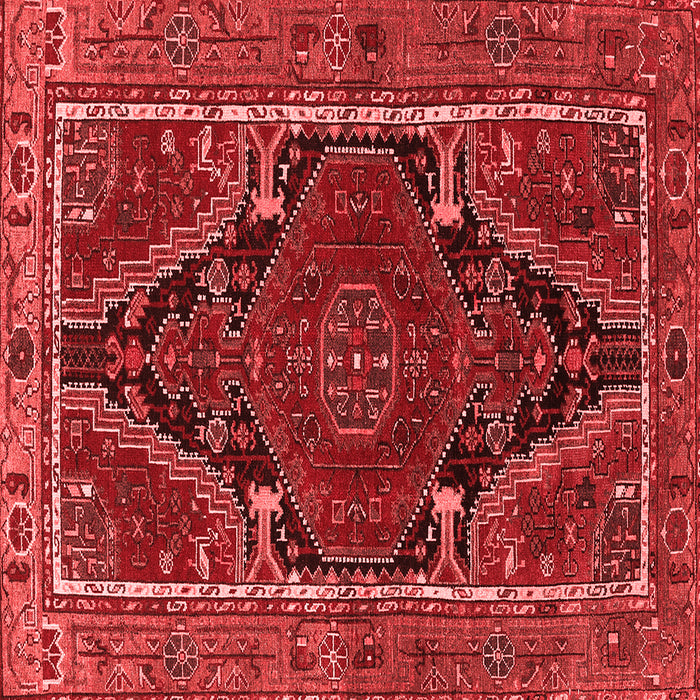 Machine Washable Persian Red Traditional Rug, wshtr524red