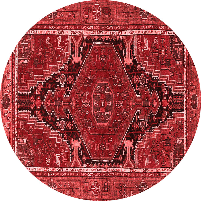 Machine Washable Persian Red Traditional Rug, wshtr524red