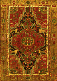 Persian Yellow Traditional Rug, tr524yw