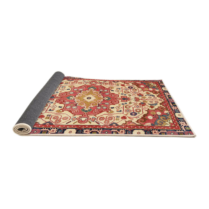 Sideview of Traditional Red Medallion Rug, tr525