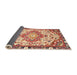 Sideview of Traditional Red Medallion Rug, tr525