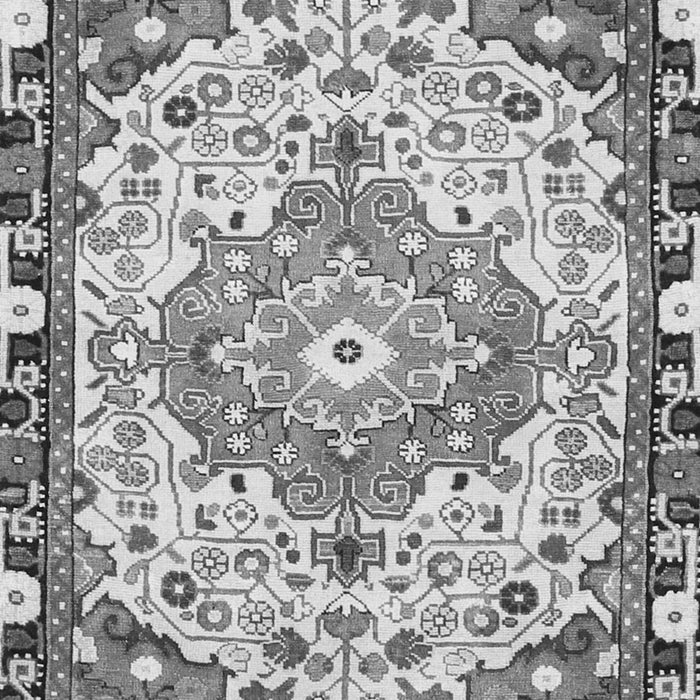 Medallion Gray Traditional Rug, tr525gry