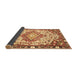 Sideview of Medallion Brown Traditional Rug, tr525brn