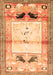 Animal Orange Traditional Rug, tr526org