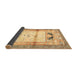 Sideview of Animal Brown Traditional Rug, tr526brn