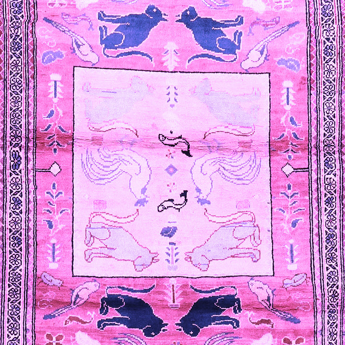 Animal Purple Traditional Rug, tr526pur