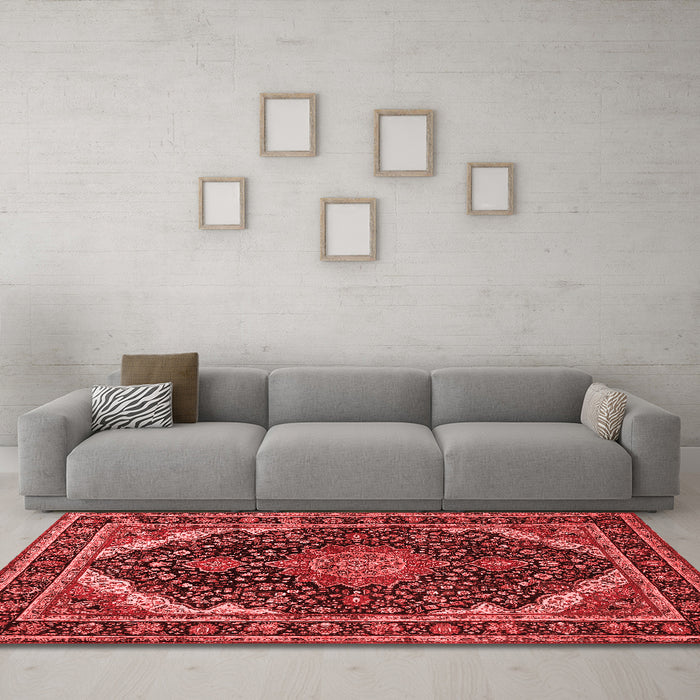 Traditional Red Washable Rugs