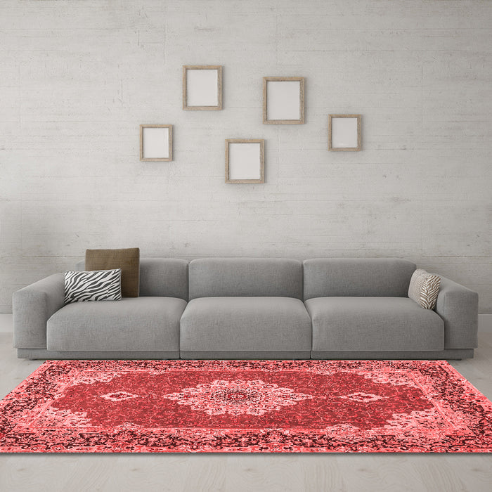 Traditional Red Washable Rugs