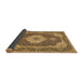 Sideview of Medallion Brown Traditional Rug, tr528brn