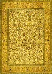 Persian Yellow Traditional Rug, tr529yw