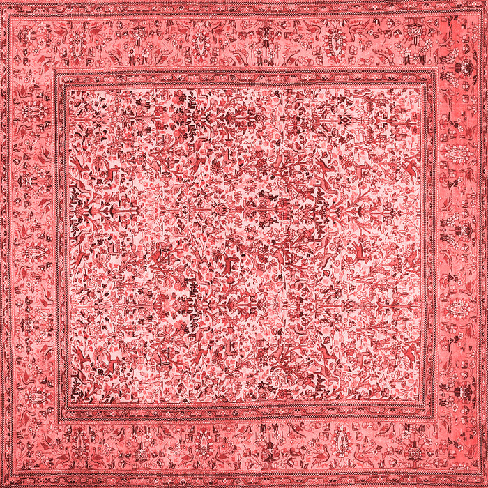 Machine Washable Persian Red Traditional Rug, wshtr529red