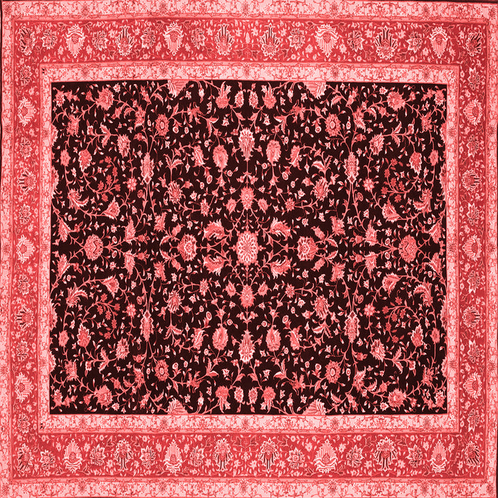Machine Washable Persian Red Traditional Rug, wshtr52red