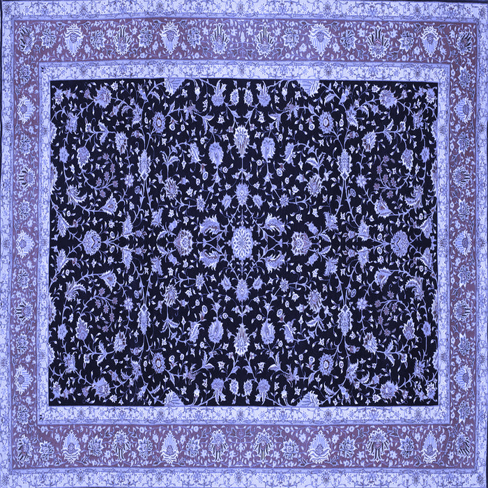 Square Persian Blue Traditional Rug, tr52blu
