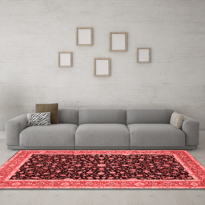 Traditional Red Washable Rugs