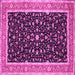Square Persian Pink Traditional Rug, tr52pnk