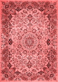 Medallion Red Traditional Rug, tr530red