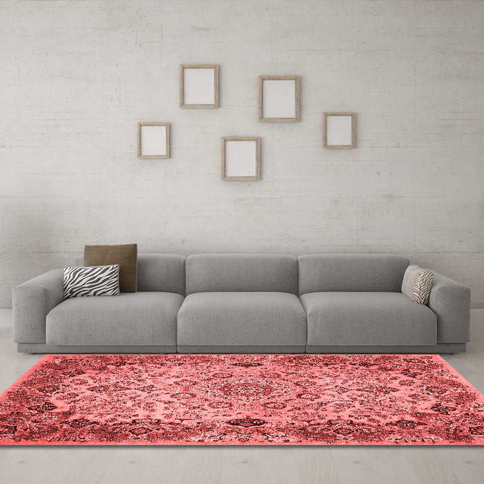 Traditional Red Washable Rugs