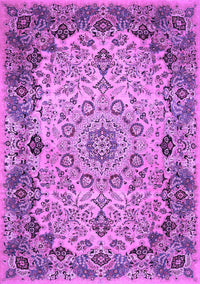 Medallion Purple Traditional Rug, tr530pur