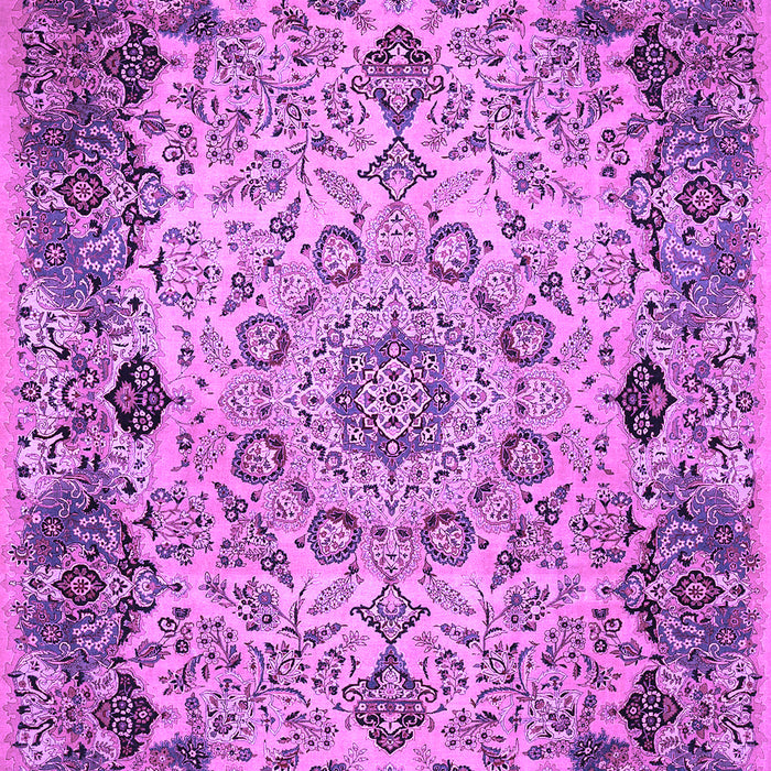 Medallion Purple Traditional Rug, tr530pur