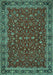 Persian Turquoise Traditional Rug, tr531turq