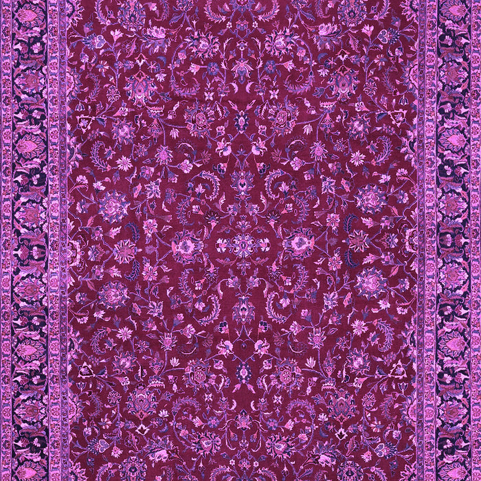 Machine Washable Persian Purple Traditional Area Rugs, wshtr531pur