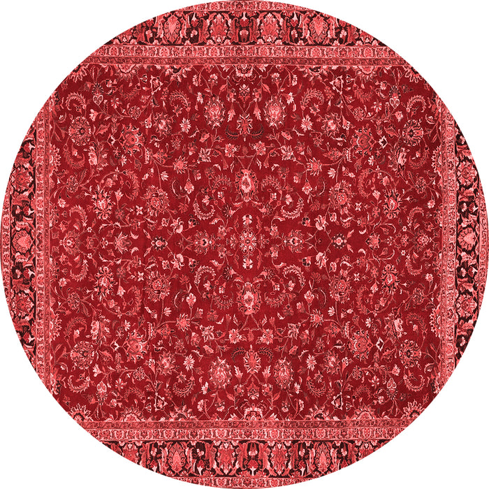 Machine Washable Persian Red Traditional Rug, wshtr531red
