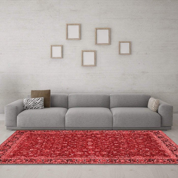 Traditional Red Washable Rugs