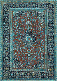 Persian Light Blue Traditional Rug, tr532lblu