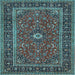 Square Persian Light Blue Traditional Rug, tr532lblu