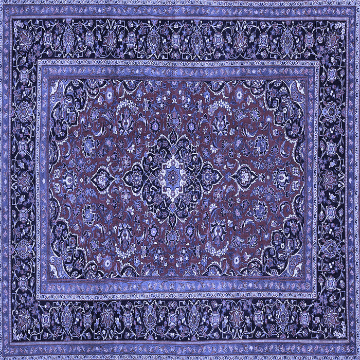 Square Persian Blue Traditional Rug, tr532blu