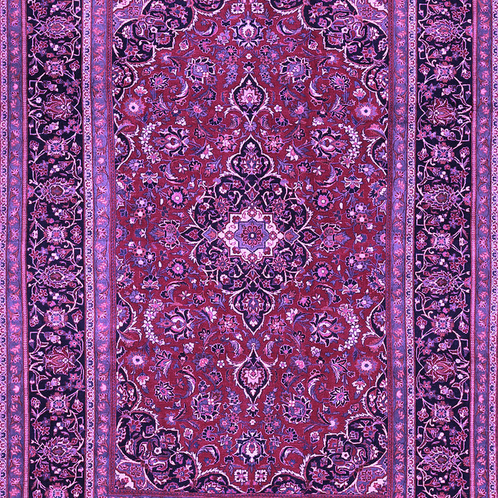 Machine Washable Persian Purple Traditional Area Rugs, wshtr532pur