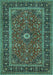 Persian Turquoise Traditional Rug, tr532turq