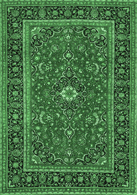 Persian Emerald Green Traditional Rug, tr532emgrn