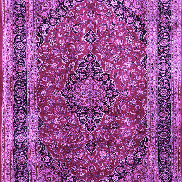 Machine Washable Persian Purple Traditional Area Rugs, wshtr533pur