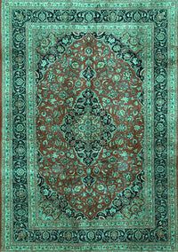 Persian Turquoise Traditional Rug, tr533turq