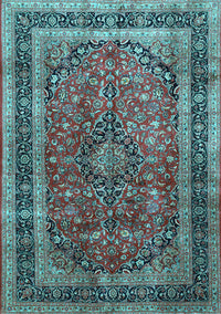 Persian Light Blue Traditional Rug, tr533lblu