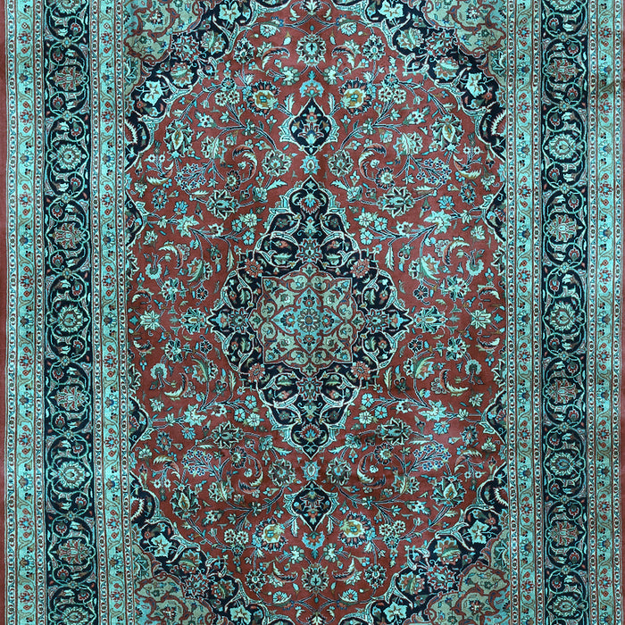 Persian Light Blue Traditional Rug, tr533lblu