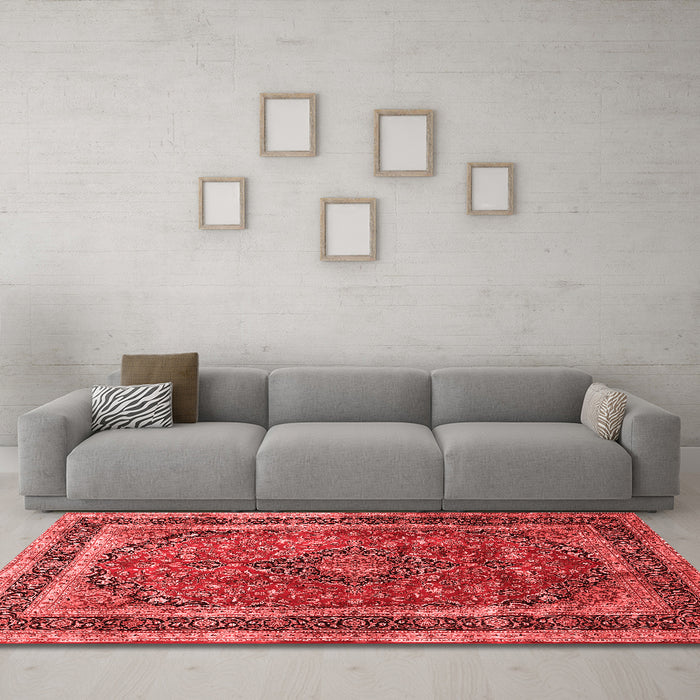 Traditional Red Washable Rugs