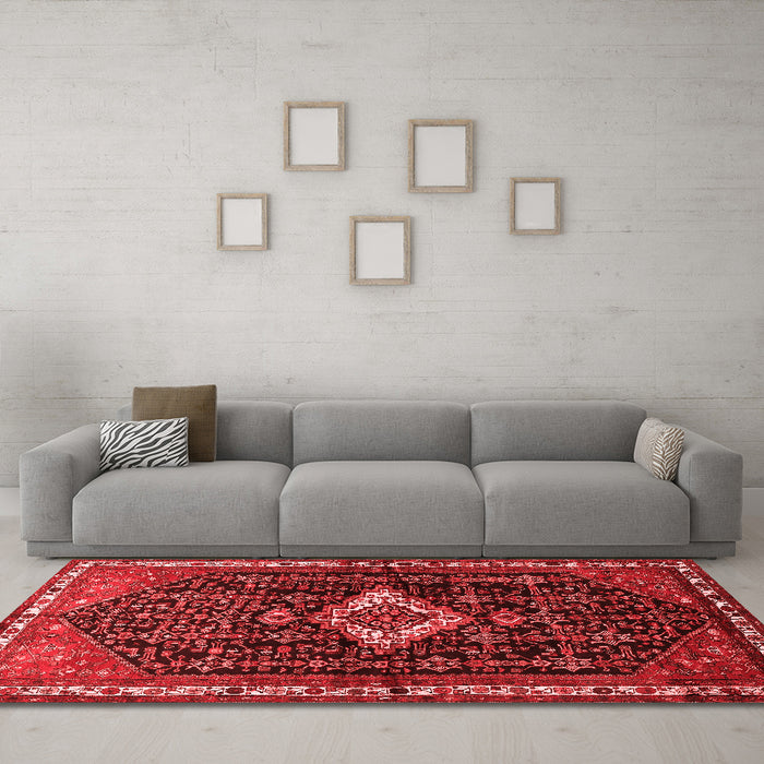 Traditional Red Washable Rugs