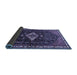 Sideview of Persian Blue Traditional Rug, tr534blu