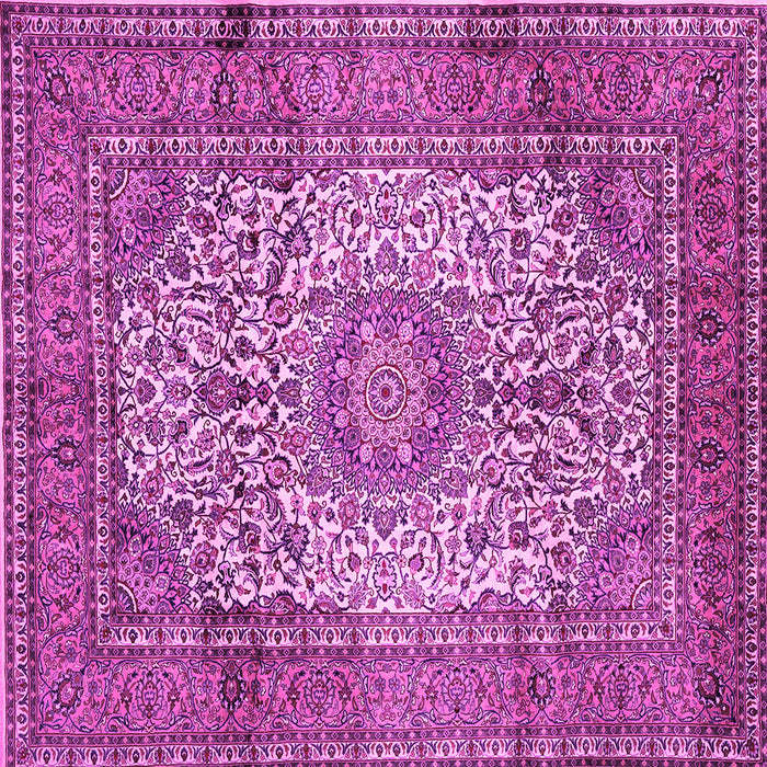 Square Medallion Pink Traditional Rug, tr535pnk