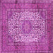 Square Medallion Pink Traditional Rug, tr535pnk