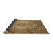 Sideview of Medallion Brown Traditional Rug, tr535brn