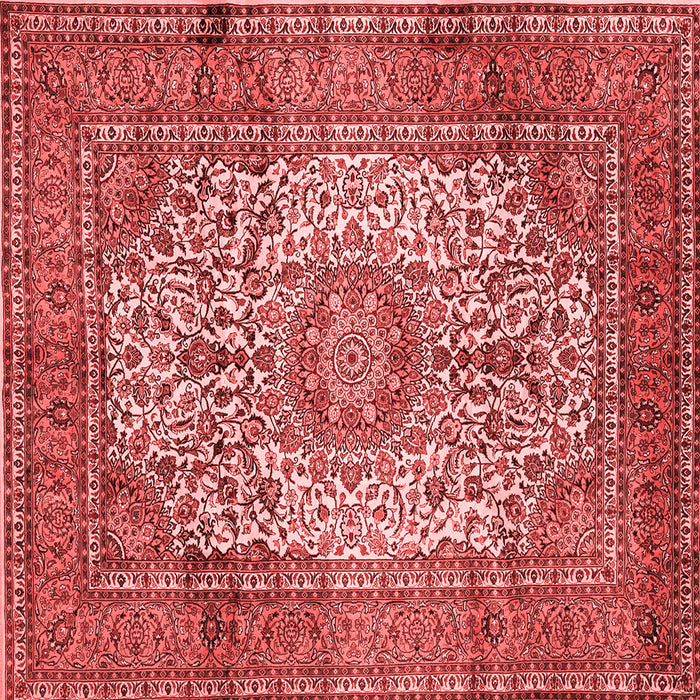 Medallion Red Traditional Rug, tr535red