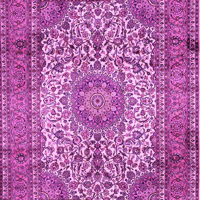 Medallion Pink Traditional Rug, tr535pnk